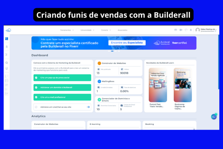 Criando funis de vendas com a Builderall